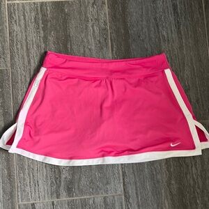 Nike Hot Pink Skirt with White Trim